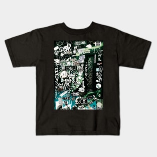 Urban Design Street Pop Art Style Kids T-Shirt